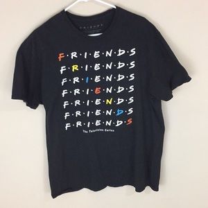 Friends Black T-shirt Friends TV Series Tee size XL